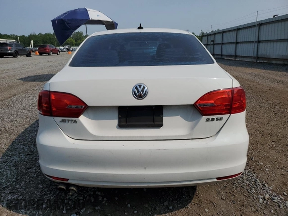 2012 Volkswagen Jetta SE with VIN 3VWDP7AJ3CM373089, listed as a Copart auction lot 59805205 with 123,345 mi miles and Salvage title. Bid and sale history available at DreamBid. Image 6.