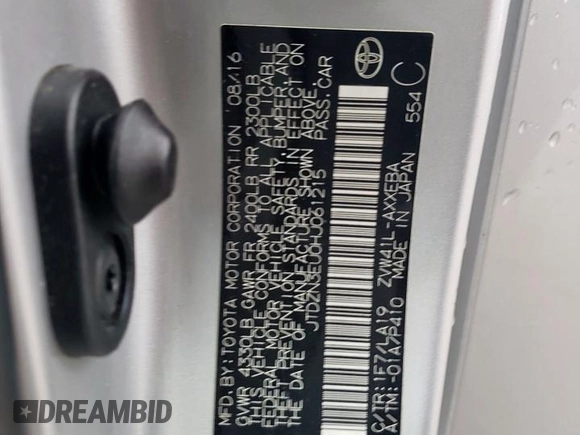 2017 Toyota Prius Two with VIN JTDZN3EU0HJ061215, listed as a Copart auction lot 51420435 with 60,908 mi miles and Salvage Title. Bid and sale history available at DreamBid. Image 15.
