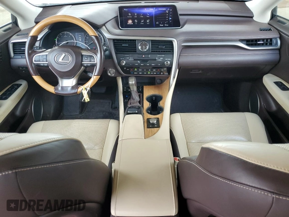 2016 Lexus RX 350 with VIN JTJBZMCA8G2003217, listed as a Copart auction lot 56563635 with 113,581 mi miles and Salvage title. Bid and sale history available at DreamBid. Image 8.