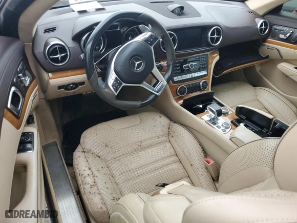 2014 Mercedes-Benz SL-Class SL 63 AMG with VIN WDDJK7EAXEF029105, listed as a Copart auction lot 75639724 with 0 mi miles and Non Repairable. Bid and sale history available at carsss.com. Image 8.