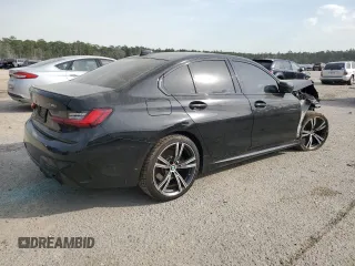 2022 BMW 3 Series 330i xDrive with VIN 3MW5R7J00N8C70083, listed as a Copart auction lot 46079925 with 54,830 mi miles and Clean Title. Bid and sale history available at carsss.com. Image 3.