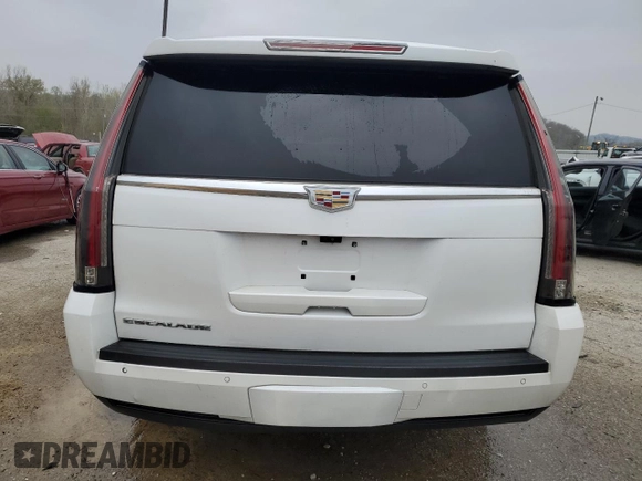 2017 Cadillac Escalade ESV Luxury with VIN 1GYS4HKJ7HR159200, listed as a Copart auction lot 52866135 with 90,231 mi miles and Salvage title. Bid and sale history available at DreamBid. Image 6.