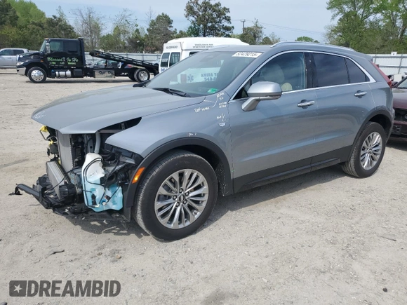 2024 Cadillac XT4 FWD Premium Luxury with VIN 1GYFZCR48RF169081, listed as a Copart auction lot 52429215 with 13,630 mi miles and Salvage title. Bid and sale history available at DreamBid. Image 1.