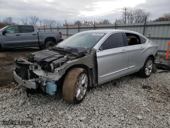 2015 Chevrolet Impala LTZ with VIN 2G1165S30F9260400, listed as a Copart auction lot 47607055 with 224,059 mi miles and Salvage Title. Bid and sale history available at carsss.com. Image 1.