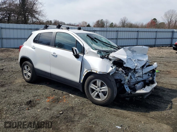 2021 Chevrolet Trax LT with VIN KL7CJPSB9MB326050, listed as a Copart auction lot 49545985 with 0 mi miles and Salvage Title. Bid and sale history available at carsss.com. Image 4.