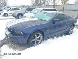 2010 Ford Mustang GT with VIN 1ZVBP8CH2A5176411, listed as a IAAI auction lot 41274325 with 71,589 mi miles and . Bid and sale history available at DreamBid. Image 2.