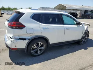 2020 Nissan Rogue SV with VIN JN8AT2MT7LW012244, listed as a Copart auction lot 60162325 with Not provided miles and Salvage title. Bid and sale history available at DreamBid. Image 3.