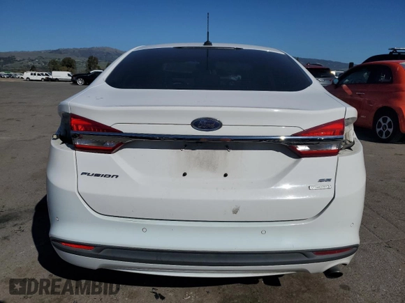 2017 Ford Fusion SE with VIN 3FA6P0HD7HR287478, listed as a Copart auction lot 46547835 with 115,555 mi miles and Salvage Title. Bid and sale history available at DreamBid. Image 6.