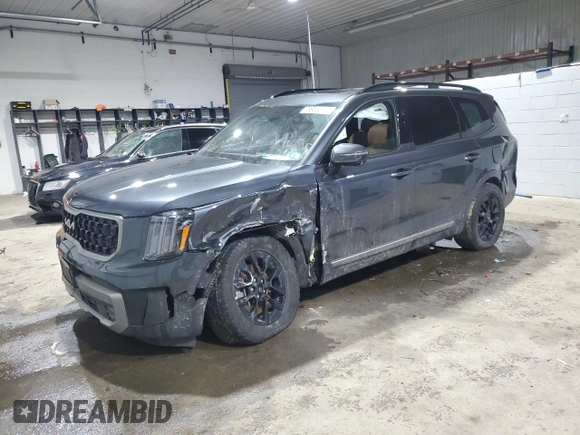 2023 Kia Telluride SX Prestige with VIN 5XYP5DGC2PG373567, listed as a Copart auction lot 88585115 with 37,633 mi miles and Salvage title. Bid and sale history available at DreamBid. Image 1.