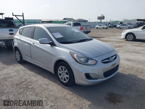 2013 Hyundai Accent GS with VIN KMHCT5AE0DU080535, listed as a IAAI auction lot 41750124 with 81,106 mi miles and . Bid and sale history available at DreamBid. Image 1.