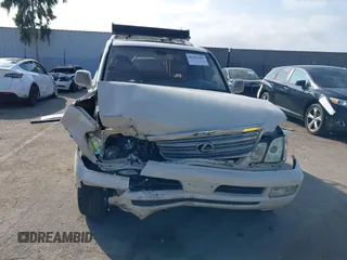 2003 Lexus LX with VIN JTJHT00W533530284, listed as a IAAI auction lot 40605506 with Not Provided miles. Bid and sale history available at carsss.com. Image 6.