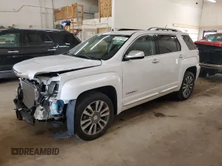 2016 GMC Terrain Denali z VIN 2GKFLVE35G6148250, wystawiony jako Copart lot #60712145 z przebiegiem 112 605 mil mil oraz Szkoda całkowita • Salvage title. Historia ofert i sprzedaży dostępna na DreamBid. Obrazek 1.