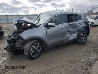 2021 Kia Sportage LX with VIN KNDPM3AC4M7881120, listed as a Copart auction lot 45776345 with Not Provided miles and Salvage Title. Bid and sale history available at DreamBid. Image 1.