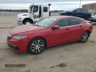2017 Acura TLX w/Technology Pkg with VIN 19UUB1F56HA000760, listed as a Copart auction lot 46401405 with 62,763 mi miles and Salvage Title. Bid and sale history available at carsss.com. Image 1.