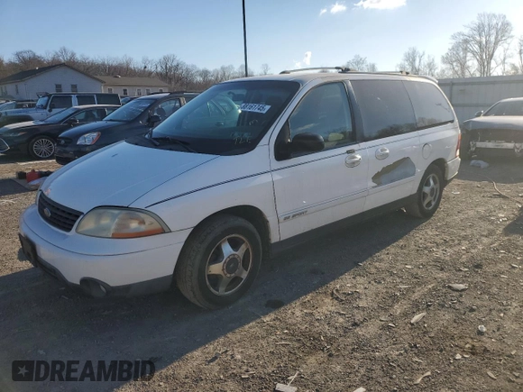 2001 Ford Windstar Sport Standard z VIN 2FMZA57431BB40307, wystawiony jako Copart lot #88161745 z przebiegiem 127 665 mil mil oraz Czysty tytuł • Clean title. Historia ofert i sprzedaży dostępna na DreamBid. Obrazek 1.