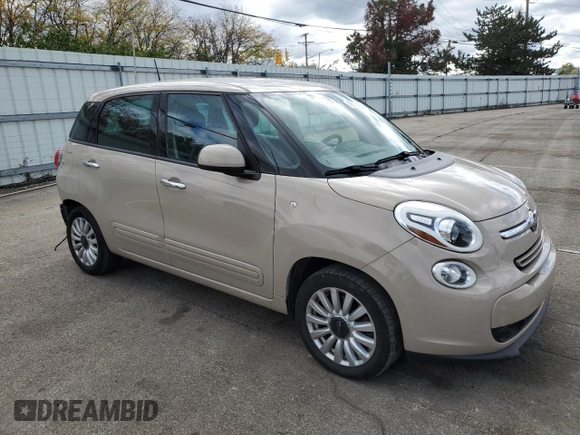 2017 FIAT 500L Pop with VIN ZFBCFAAH5HZ038632, listed as a Copart auction lot 76354304 with 133,632 mi miles and Salvage Title. Bid and sale history available at carsss.com. Image 4.