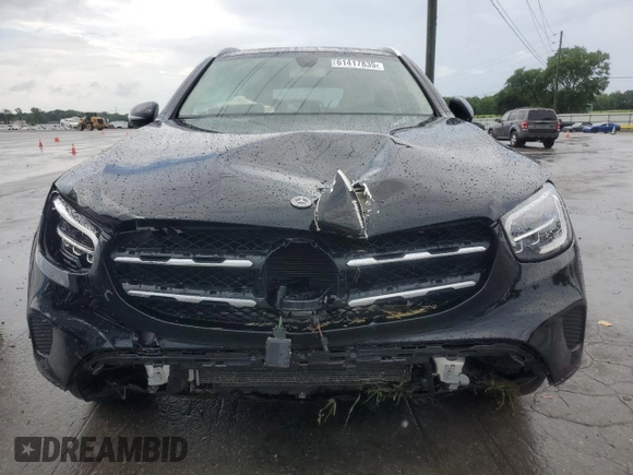 2020 Mercedes-Benz GLC 300 with VIN WDC0G8DB6LF726012, listed as a Copart auction lot 61417835 with 37,688 mi miles and Salvage title. Bid and sale history available at DreamBid. Image 5.