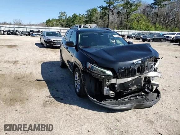 2019 Jeep Cherokee Latitude Plus with VIN 1C4PJLLB4KD202281, listed as a Copart auction lot 48633225 with 153,366 mi miles and Salvage Title. Bid and sale history available at DreamBid. Image 11.