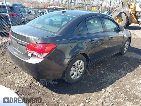 2014 Chevrolet Cruze LS with VIN 1G1PA5SG2E7467480, listed as a IAAI auction lot 41831857 with Not provided miles and . Bid and sale history available at DreamBid. Image 4.