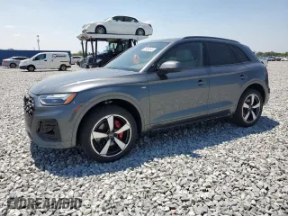 2024 Audi Q5 S line Premium Plus with VIN WA1EAAFY4R2015571, listed as a Copart auction lot 53454545 with 17,135 mi miles and Salvage Title. Bid and sale history available at carsss.com. Image 1.