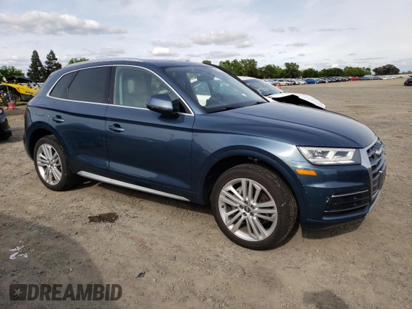 2018 Audi Q5 Premium Plus with VIN WA1BNAFYXJ2029020, listed as a Copart auction lot 52232835 with 121,451 mi miles and Salvage Title. Bid and sale history available at carsss.com. Image 4.