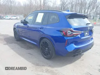 2024 BMW X3 M with VIN 5YM13EC07R9V73692, listed as a IAAI auction lot 41944954 with 5,224 mi miles and . Bid and sale history available at DreamBid. Image 3.