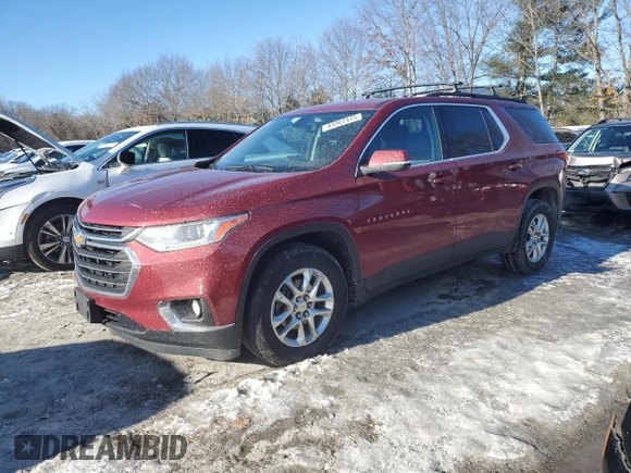 2019 Chevrolet Traverse LT Cloth with VIN 1GNEVGKW0KJ203170, listed as a Copart auction lot 43367475 with 107,308 mi miles and Salvage Title. Bid and sale history available at carsss.com. Image 1.
