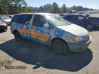 2001 Toyota Sienna LE with VIN 4T3ZF13C31U393555, listed as a Copart auction lot 76843924 with 159,957 mi miles and Clean Title. Bid and sale history available at carsss.com. Image 4.