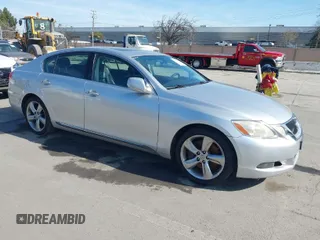 2008 Lexus GS 350 with VIN JTHBE96S580041595, listed as a IAAI auction lot 41858396 with 1 mi miles. Bid and sale history available at carsss.com. Image 1.