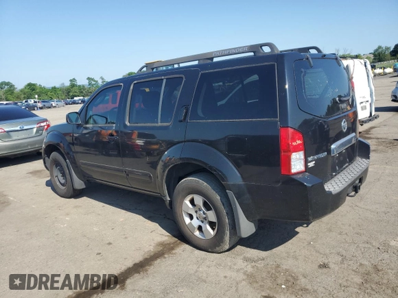 2007 Nissan Pathfinder SE z VIN 5N1AR18W87C637358, wystawiony jako Copart lot #61691545 z przebiegiem 97 134 mil mil oraz Czysty tytuł • Clean title. Historia ofert i sprzedaży dostępna na DreamBid. Obrazek 2.