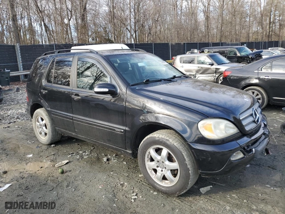 2003 Mercedes-Benz M-Class 3.7L with VIN 4JGAB57E83A432777, listed as a Copart auction lot 45981795 with 155,900 mi miles and Salvage Title. Bid and sale history available at carsss.com. Image 4.