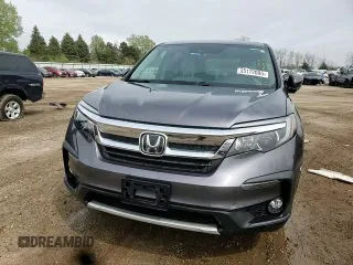 2020 Honda Pilot EX-L with VIN 5FNYF5H57LB006558, listed as a Copart auction lot 55172095 with 58,863 mi miles and Salvage title. Bid and sale history available at DreamBid. Image 14.