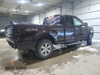 2018 Ford F-150 XL with VIN 1FTEX1EB8JFE06317, listed as a Copart auction lot 45714555 with 108,888 mi miles and Salvage Title. Bid and sale history available at DreamBid. Image 3.