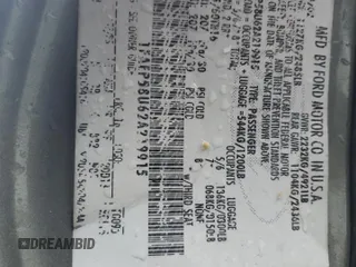2002 Ford Taurus SE Standard с VIN 1FAFP58U62A219915, выставлен на аукционе Copart как лот 56972825 с пробегом 196 453 миль миль и Списание • Salvage title. История ставок и продаж доступна на DreamBid. Изображение 12.