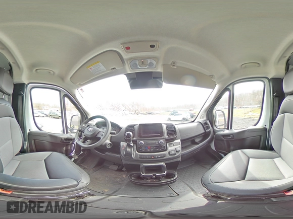2023 Ram ProMaster Cargo with VIN 3C6LRVVG3PE527237, listed as a Copart auction lot 45252854 with 24,904 mi miles and Salvage Title. Bid and sale history available at DreamBid. Image 14.