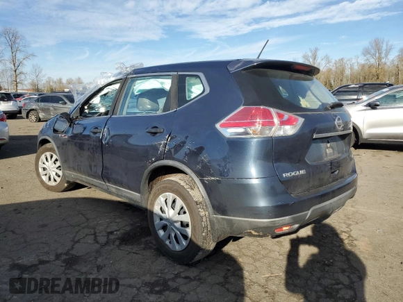 2016 Nissan Rogue SV with VIN KNMAT2MV7GP711922, listed as a Copart auction lot 42091335 with Not Provided miles and Salvage Title. Bid and sale history available at DreamBid. Image 2.