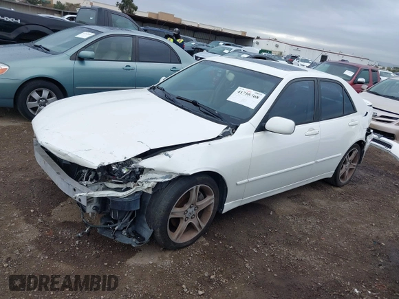 2004 Lexus IS 300/350 with VIN JTHBD192940085979, listed as a IAAI auction lot 41758568 with 224,159 mi miles and . Bid and sale history available at DreamBid. Image 2.