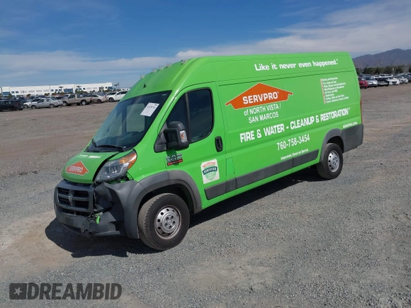 2016 Ram ProMaster Cargo with VIN 3C6URVJG0GE105923, listed as a IAAI auction lot 41670716 with 150,321 mi miles and . Bid and sale history available at DreamBid. Image 17.