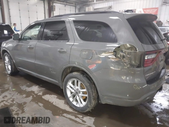 2024 Dodge Durango GT with VIN 1C4RDJDG4RC119643, listed as a IAAI auction lot 41942824 with 35,630 mi miles and . Bid and sale history available at DreamBid. Image 3.