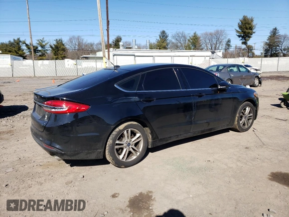 2018 Ford Fusion SE с VIN 3FA6P0H7XJR253664, выставлен на аукционе Copart как лот 41109513 с пробегом 122 769 миль миль и Списание • Salvage title. История ставок и продаж доступна на DreamBid. Изображение 3.