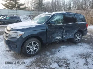 2023 Ford Expedition XLT с VIN 1FMJU1J87PEA39745, выставлен на аукционе Copart как лот 87027124 с пробегом 12 633 миль миль и Списание • Salvage title. История ставок и продаж доступна на DreamBid. Изображение 1.