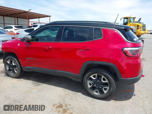 2018 Jeep Compass Trailhawk z VIN 3C4NJDDB3JT230514, wystawiony jako IAAI lot #42270703 z przebiegiem 86 696 mil mil oraz . Historia ofert i sprzedaży dostępna na DreamBid. Obrazek 15.