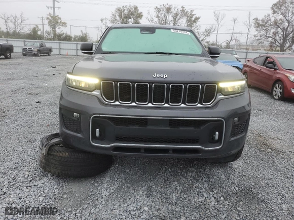 2021 Jeep Grand Cherokee L Overland with VIN 1C4RJJDGXM8153204, listed as a Copart auction lot 85214754 with 41,478 mi miles and Salvage Title. Bid and sale history available at carsss.com. Image 5.