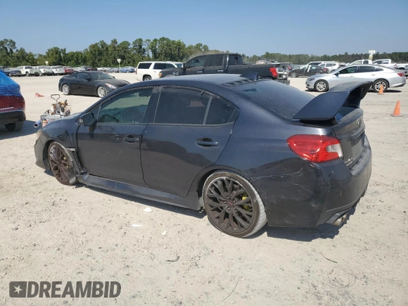 2018 Subaru WRX STI Launch with VIN JF1VA2W61J9820794, listed as a Copart auction lot 76299864 with 137,498 mi miles and Salvage title. Bid and sale history available at DreamBid. Image 2.