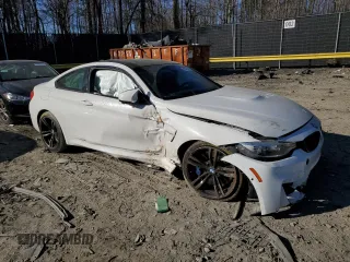 2016 BMW M4 with VIN WBS3R9C53GK336778, listed as a Copart auction lot 43962753 with 52,616 mi miles. Bid and sale history available at carsss.com. Image 4.