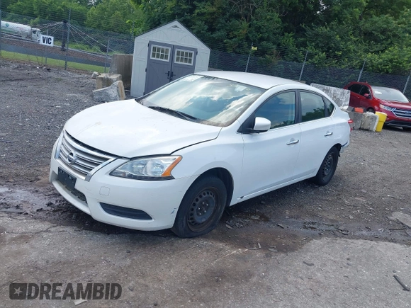2014 Nissan Sentra SV with VIN 3N1AB7AP6EY330616, listed as a IAAI auction lot 42646397 with 149,784 mi miles and . Bid and sale history available at DreamBid. Image 2.