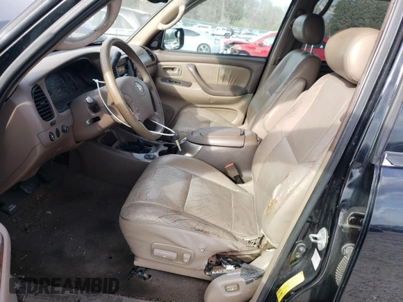 2003 Toyota Sequoia Limited with VIN 5TDBT48A03S168212, listed as a Copart auction lot 51605175 with 373,143 mi miles and Clean Title. Bid and sale history available at DreamBid. Image 7.