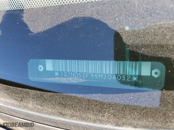 2005 Chevrolet Classic with VIN 1G1ND52F95M104052, listed as a Copart auction lot 46865965 with 86,973 mi miles and Salvage Title. Bid and sale history available at carsss.com. Image 12.