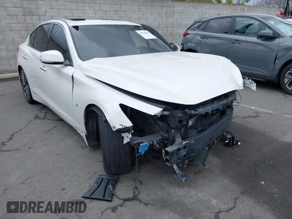 2015 Infiniti Q50 Premium with VIN JN1BV7AP1FM348389, listed as a IAAI auction lot 41754694 with 60,618 mi miles and . Bid and sale history available at DreamBid. Image 1.