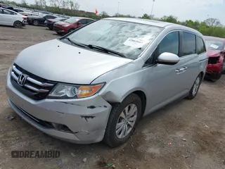 2014 Honda Odyssey EX-L with VIN 5FNRL5H60EB115792, listed as a IAAI auction lot 42064607 with 191,055 mi miles and . Bid and sale history available at carsss.com. Image 2.